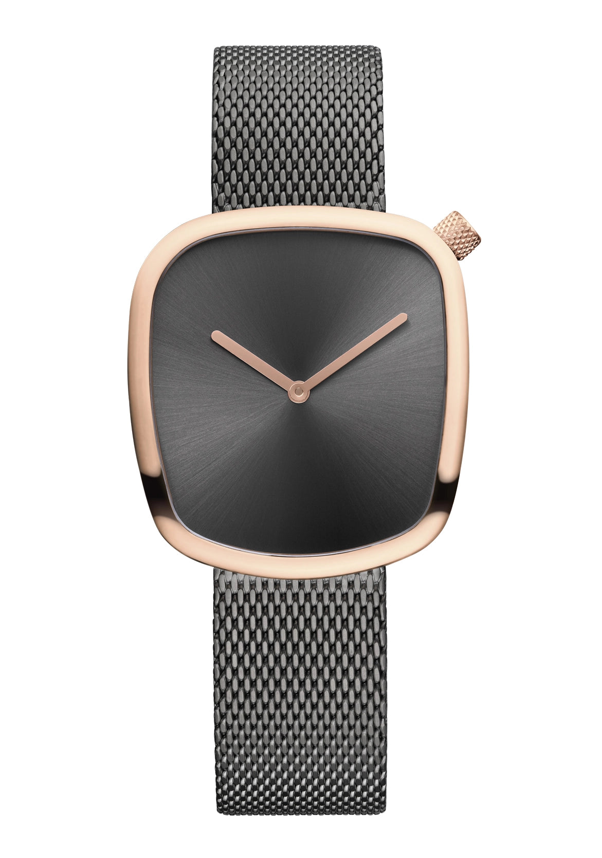 BERING Pebble 18034-369 Damenuhr Anthrazit • Saphirglas • Skandinavisches Design