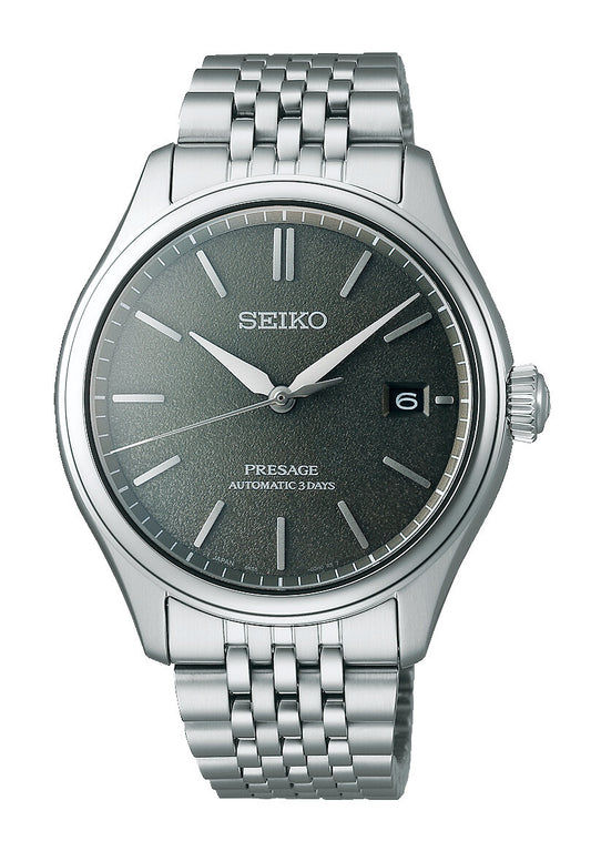 Seiko Presage Classics SPB465 Herrenuhr Anthrazit • Automatikwerk Kaliber 6R55 • Saphirglas