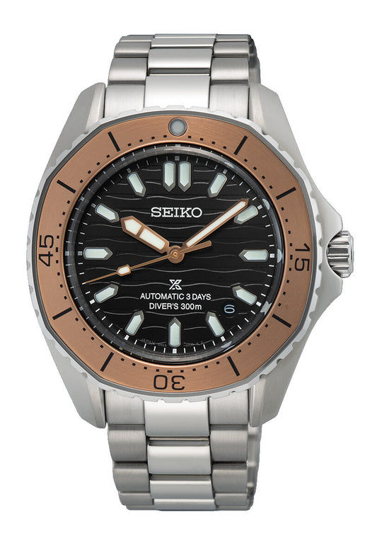 Seiko Prospex SPB453J1 Herrenuhr Schwarz • Automatikwerk Kaliber 6R55 • 300 m Wasserdicht