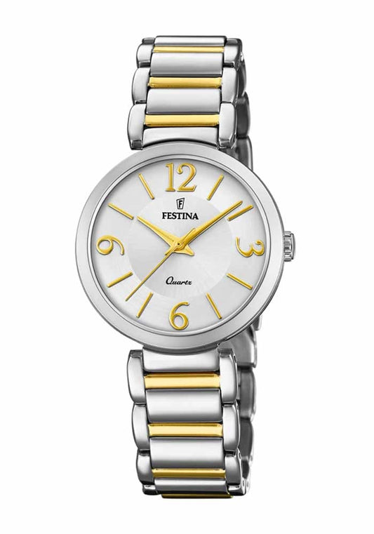 Festina Mademoiselle Damenuhr • Elegantes Quarzwerk • Edelstahlarmband