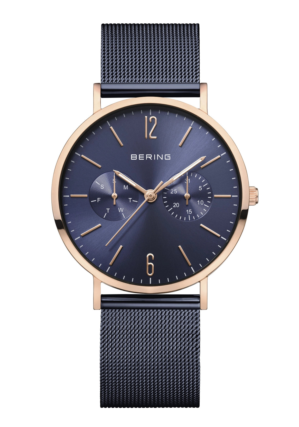 BERING Classic 19742-707 Herrenuhr Blau-Silber • Saphirglas • 10 ATM Wasserdicht