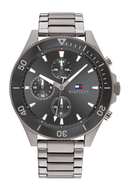 Tommy Hilfiger Larson Herren Armbanduhr Anthrazit • Quarzwerk • Klassisches Design