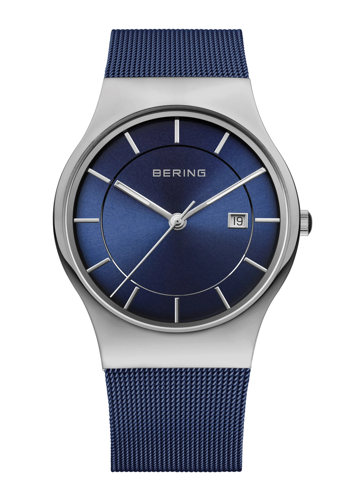 Bering Classic 11939-078 Herrenuhr Schwarz • Saphirglas • Milanaise-Armband