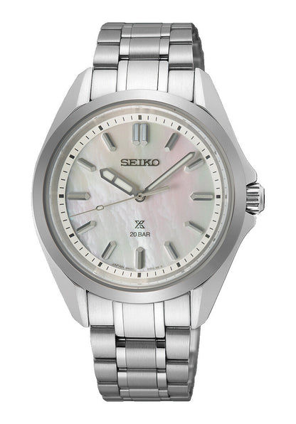 Seiko Prospex SUR605J1 Damenuhr Weiß • Perlmutt-Zifferblatt • 200 m Wasserdicht