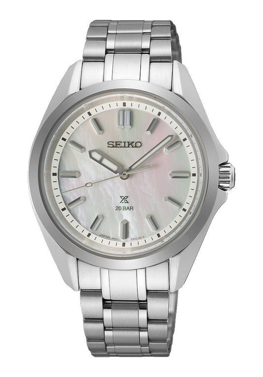 Seiko Prospex SUR605J1 Damenuhr Weiß • Perlmutt-Zifferblatt • 200 m Wasserdicht