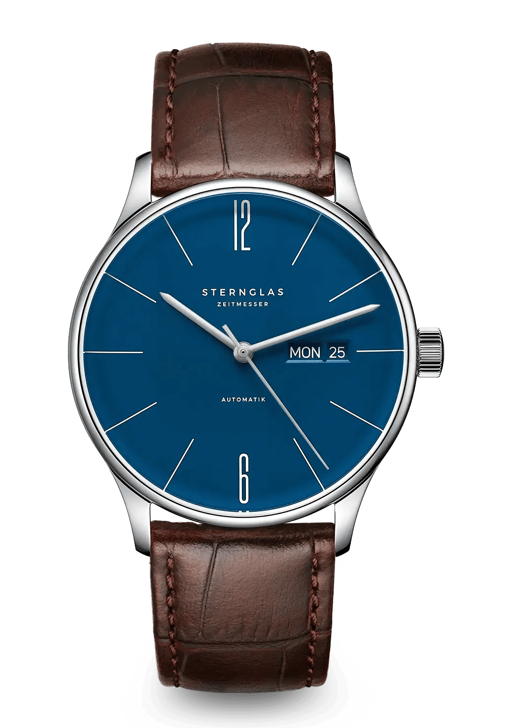 Sternglas Berlin Automatik Herren • Mitternachtsblau • Bauhaus-Design
