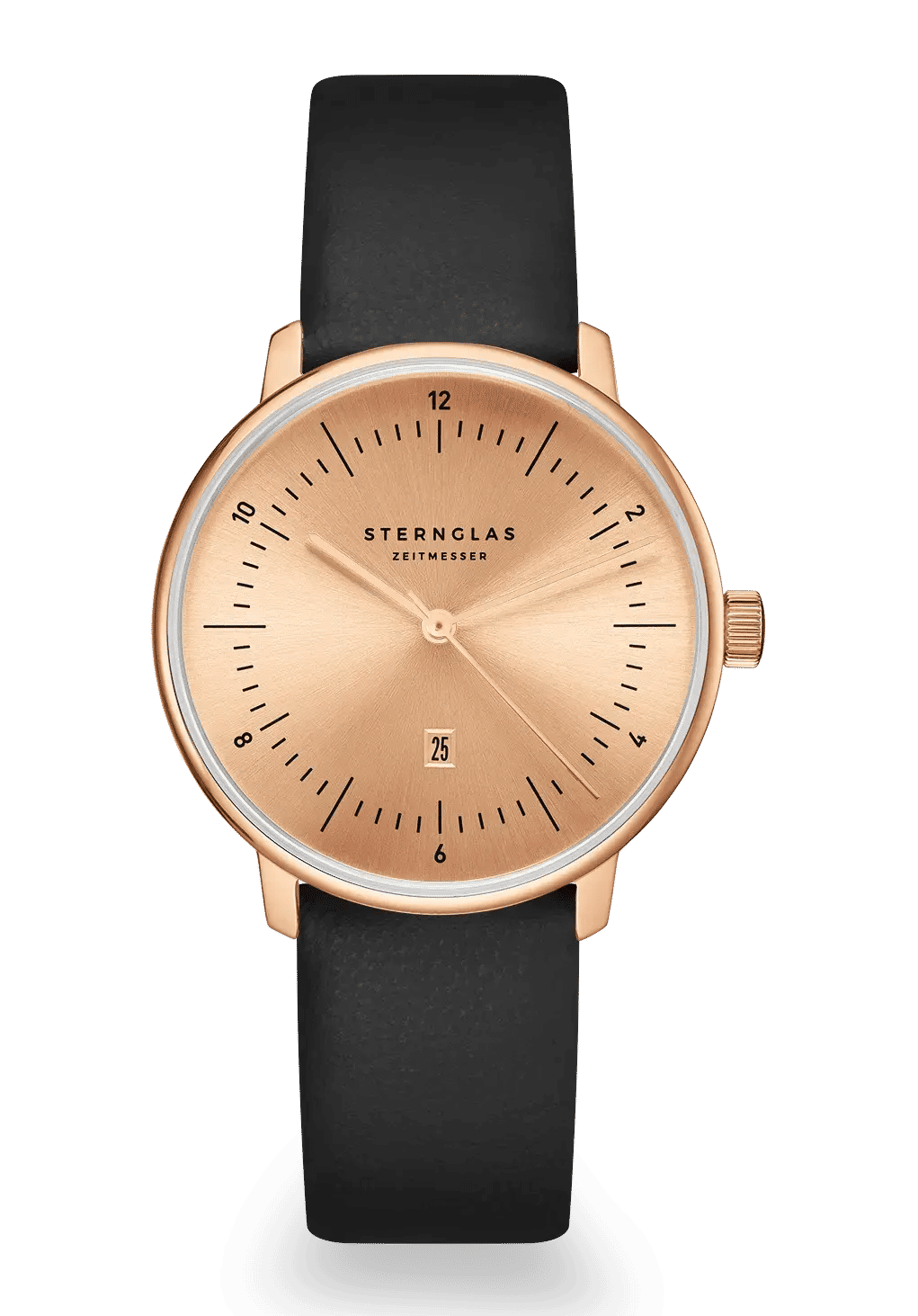 Sternglas Naos XS Edition Elyra Damen Armbanduhr Roségold • Bauhaus-Design • Quarzwerk