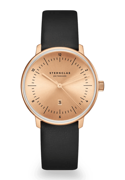 Sternglas Naos XS Edition Elyra Damen Armbanduhr Roségold • Bauhaus-Design • Quarzwerk