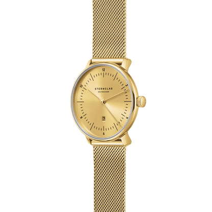 Sternglas Naos XS Edition Elyra Damen Armbanduhr Gold • Minimalistische Ästhetik • Sonderedition, Bild 2