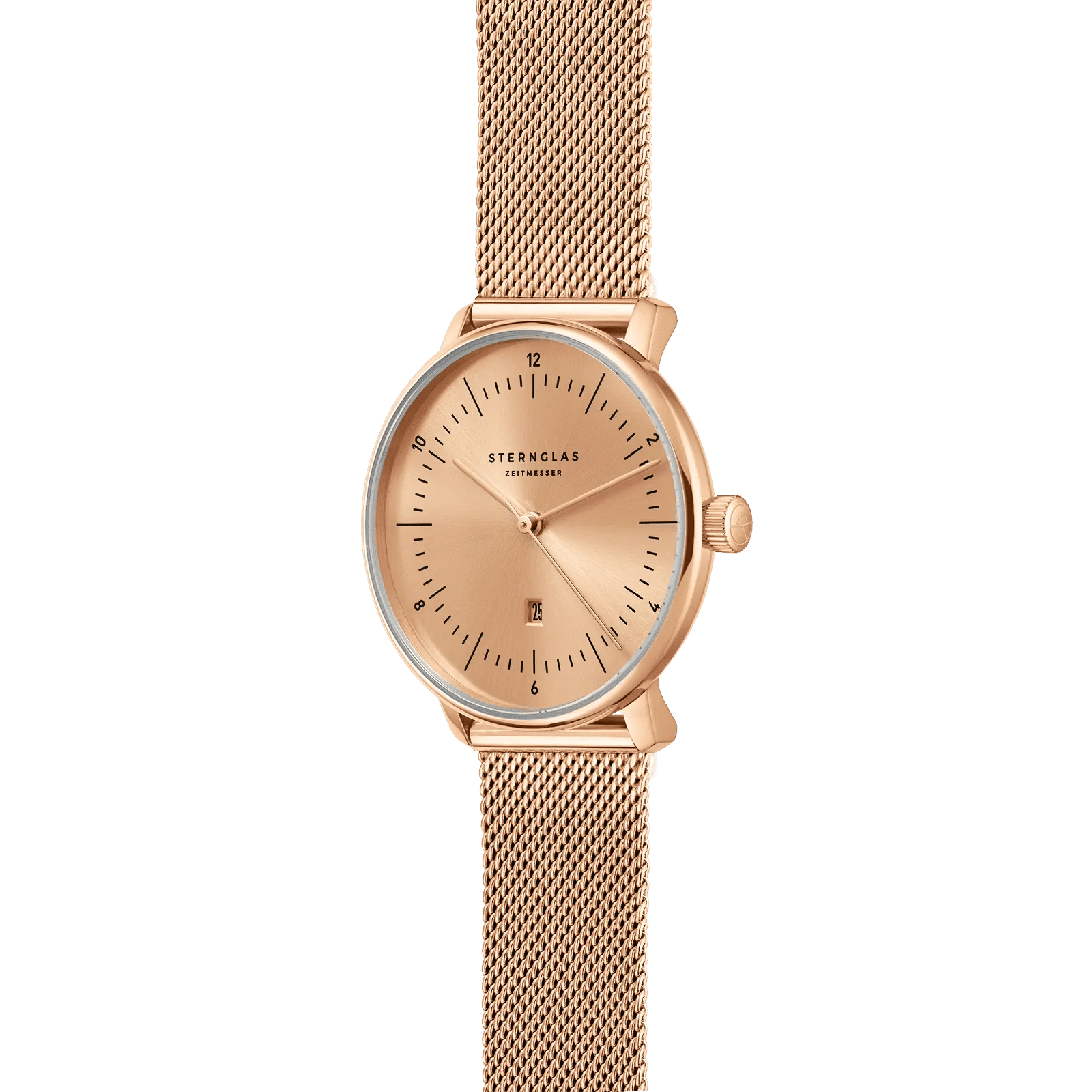 Sternglas Naos XS Elyra Damen Armbanduhr Roségold • Bauhaus-Design • Quarzwerk, Bild 2
