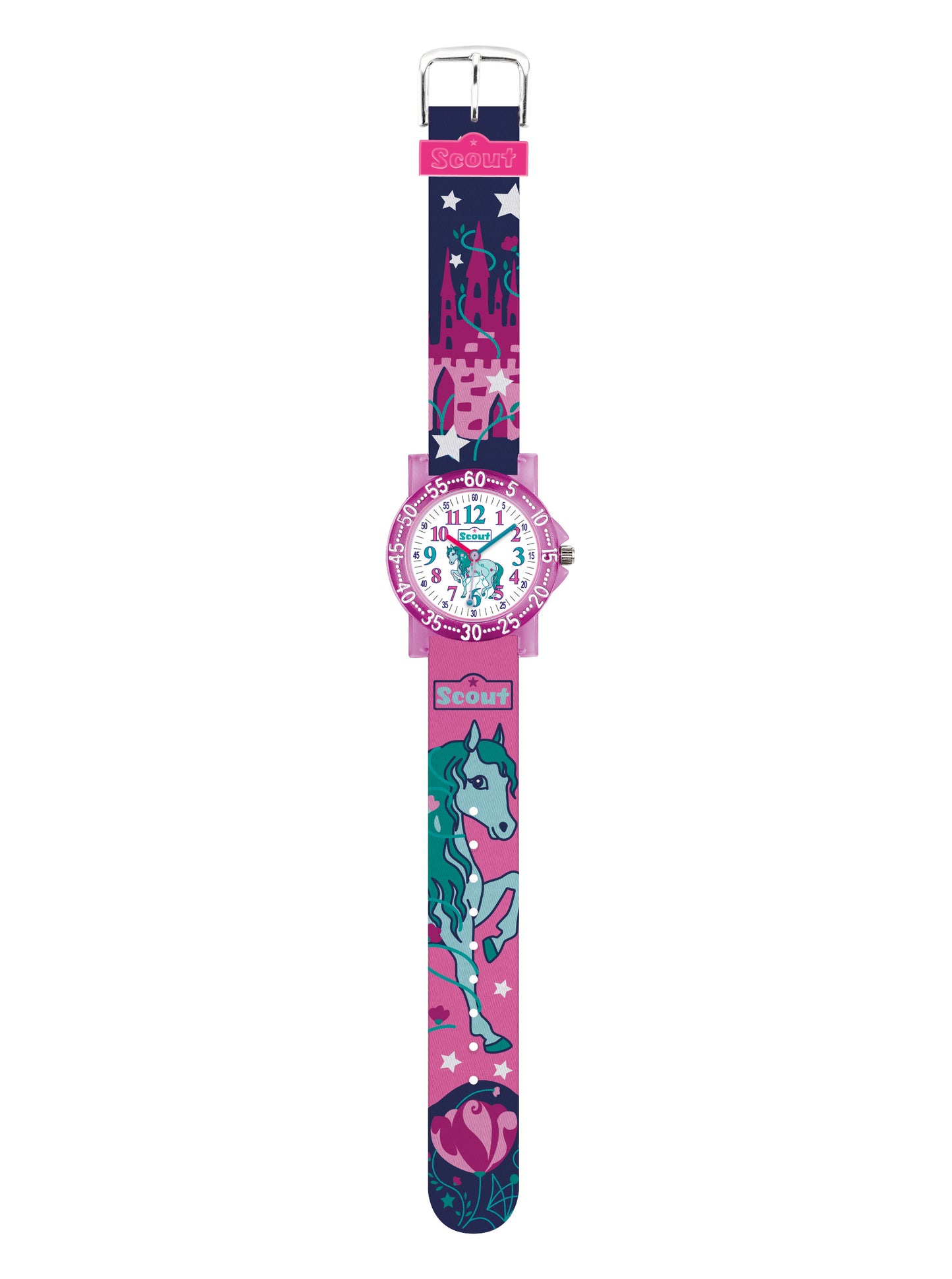 Scout The IT-Collection 280375027 Kinderuhr Rosa • Quarzwerk • Pferde-Motiv, Bild 2