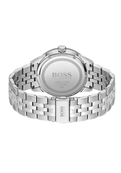 Boss Drifter 1513902 Herren Armbanduhr Blau • Mineralglas • Vintage-Taucheruhr-Design, Bild 3