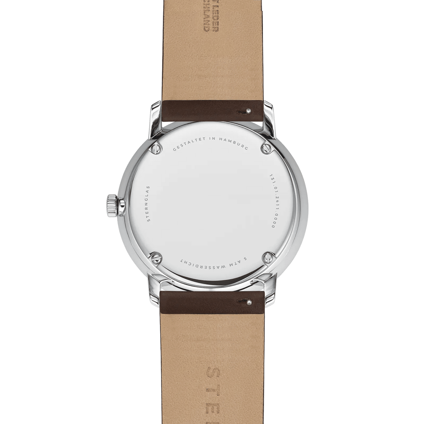 Sternglas Naos Quarz 38mm Damen Armbanduhr Weiß • Minimalistisches Bauhaus-Design • Quarzwerk, Bild 3