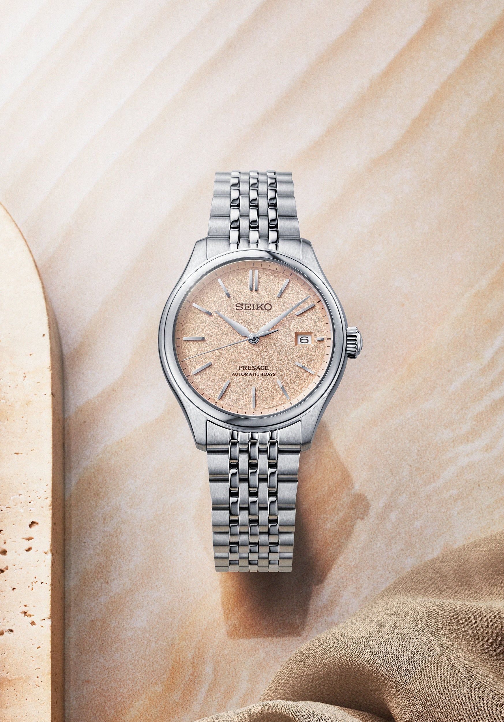 Seiko Presage Classic SPB463 Herrenuhr Beige • Saphirglas • Automatikwerk 6R55, Bild 3