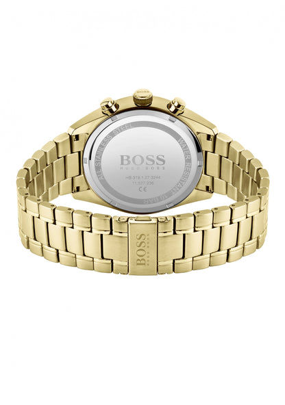 BOSS Champion 1513848 Herren Chronograph Gold • Goldenes Edelstahlarmband • 10 ATM Wasserdicht, Bild 3