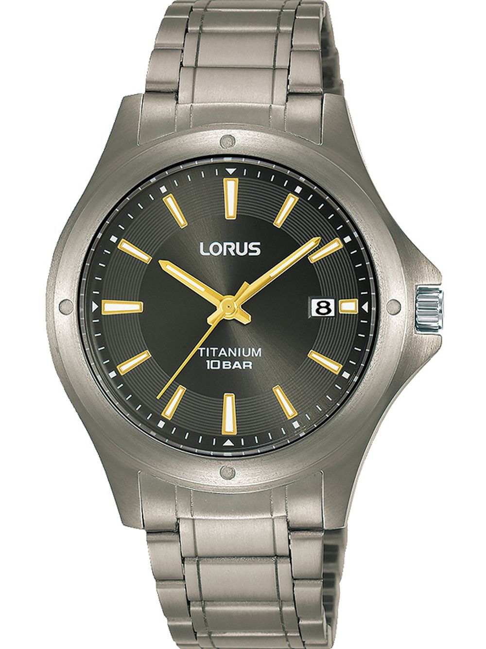 Lorus RG867CX9 Herren Armbanduhr • Titan • Mineralglas