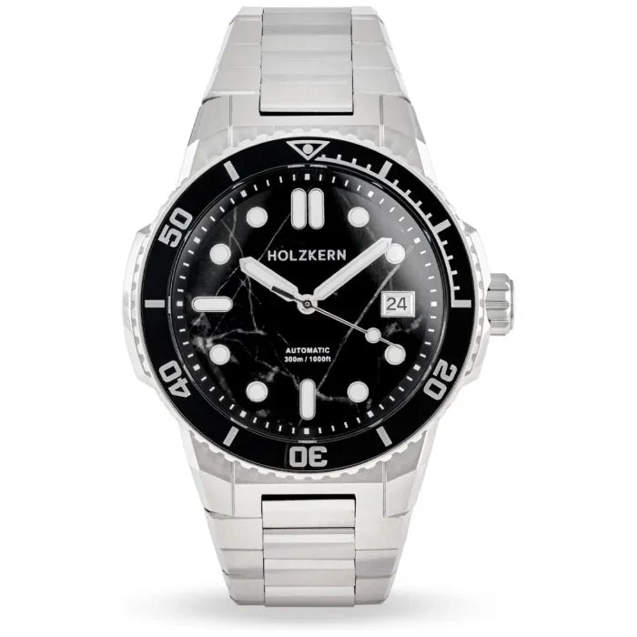 Holzkern Deepdiver Armbanduhr • Naturmaterialien • Taucheruhr-Design
