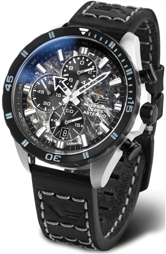 Reloj Vostok Europe Ceres Asteroid 6S10-320E693 para hombre • Esfera de mármol auténtico • 20 ATM