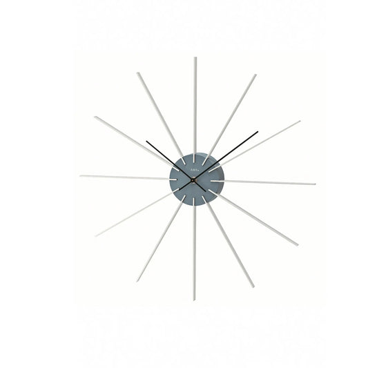 Reloj de pared AMS W9596 gris claro • Mecanismo de cuarzo • Varillas de aluminio