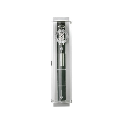 AMS Design R695 Zegar ścienny • Mechanizm linkowy • Łupek i aluminium