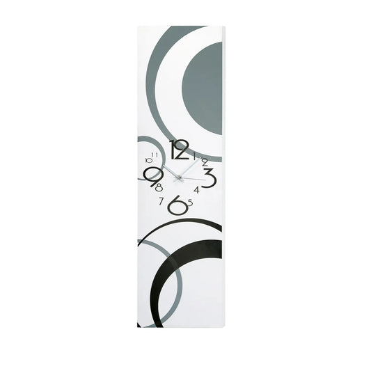 Reloj de pared AMS W9253 blanco • Mecanismo de cuarzo • Diseño de tendencia