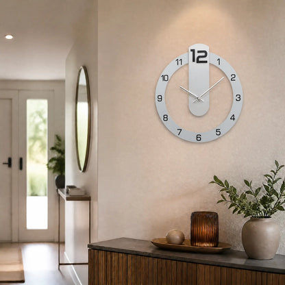 AMS W9712 Reloj de pared inalámbrico • Movimiento de cuarzo • 35 x 34 cm