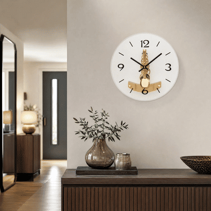 AMS Reloj de Pared R2755 • Mecanismo de 14 días • Cristal mineral impreso