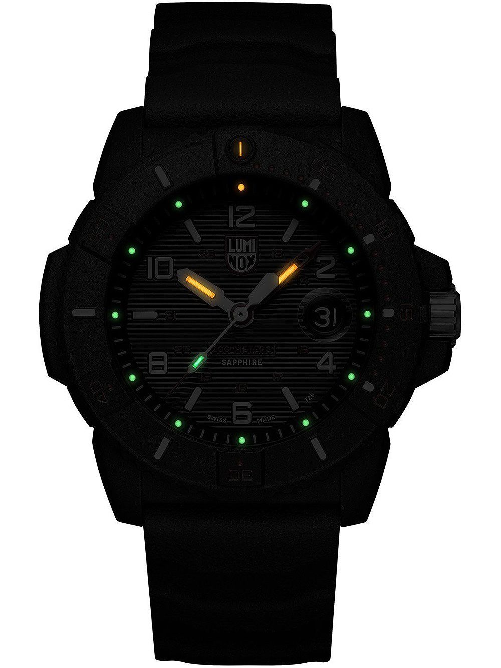Luminox Navy SEAL XS.3615 Herrenuhr Schwarz • Saphirglas • Carbonox-Gehäuse, Bild 5