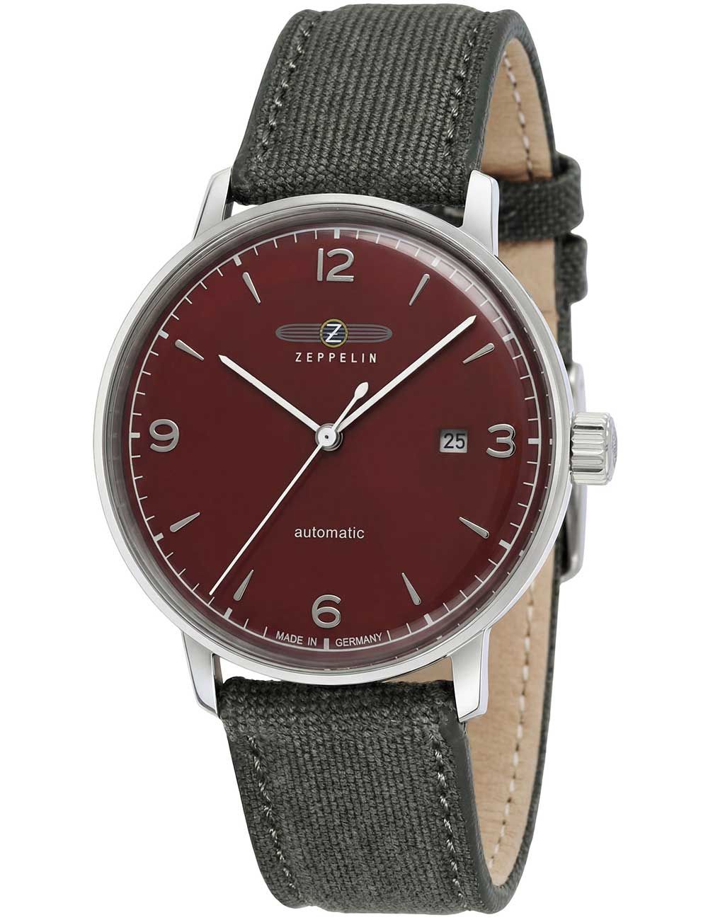 Zeppelin Hindenburg LZ129 8064-4N Herrenuhr Schwarz • Automatikwerk • 5 ATM wasserdicht