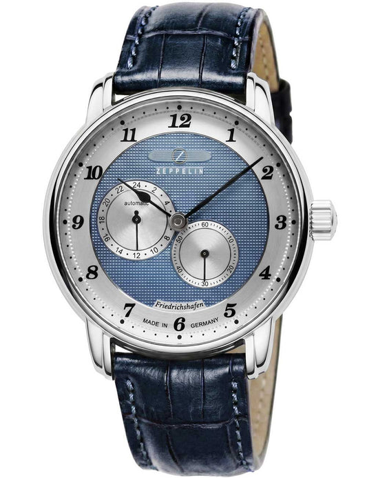 Zeppelin Friedrichshafen 8568-3 Herrenuhr Schwarz • Automatikwerk • 5 ATM wasserdicht