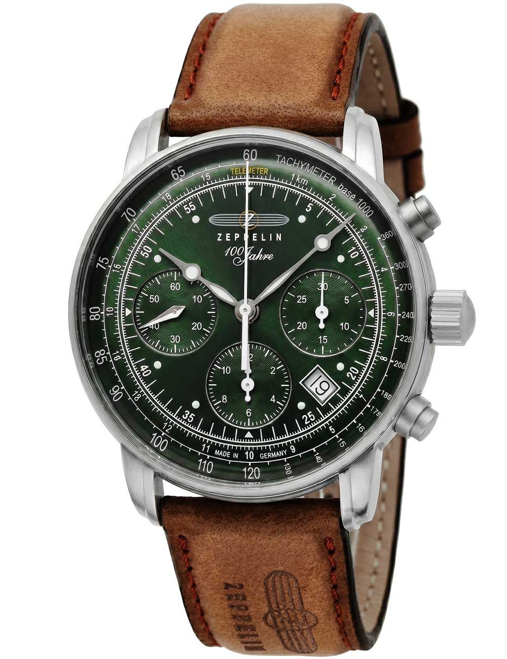 Zeppelin 8618-4 100 Jahre Zeppelin Herrenuhr Blau • Automatikwerk • Saphirglas