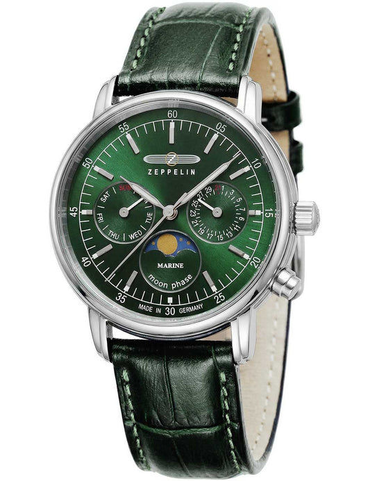 Zeppelin Méditerranée 8635-4 Damen Armbanduhr Blau • Quarzwerk • Mineralglas