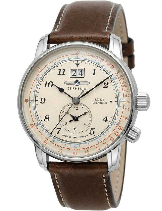 Zeppelin LZ-127 8644-5 Herrenuhr Schwarz • Quarzwerk • 5 ATM wasserdicht