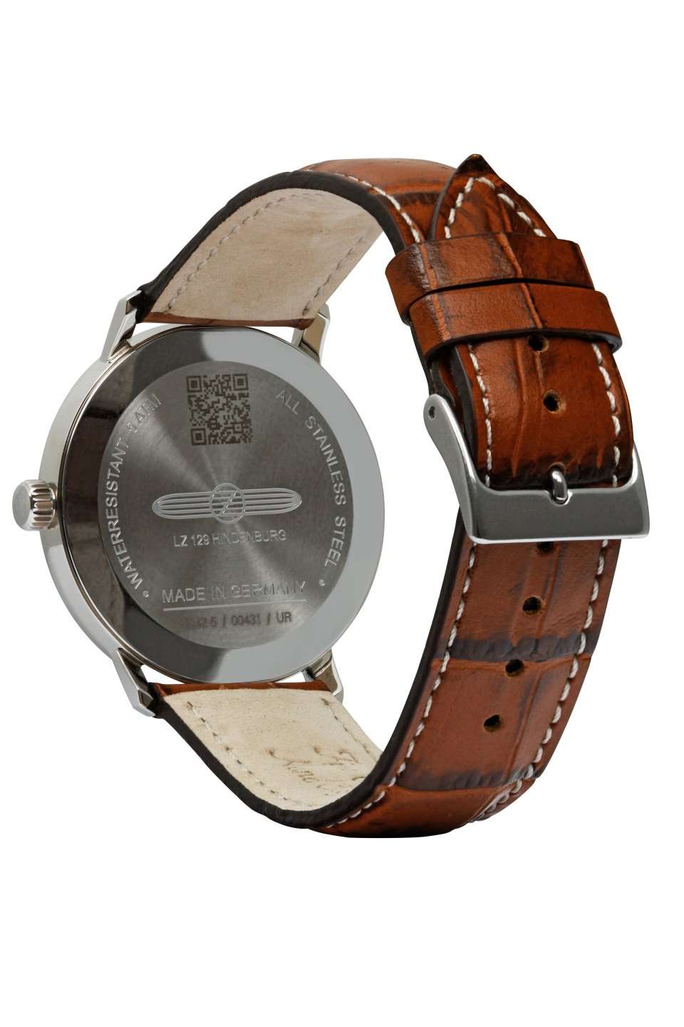 Zeppelin Hindenburg LZ129 8042-5 Herrenuhr Beige • Schweizer Quarzwerk Ronda 715 • Mineralglas K1, Bild 2