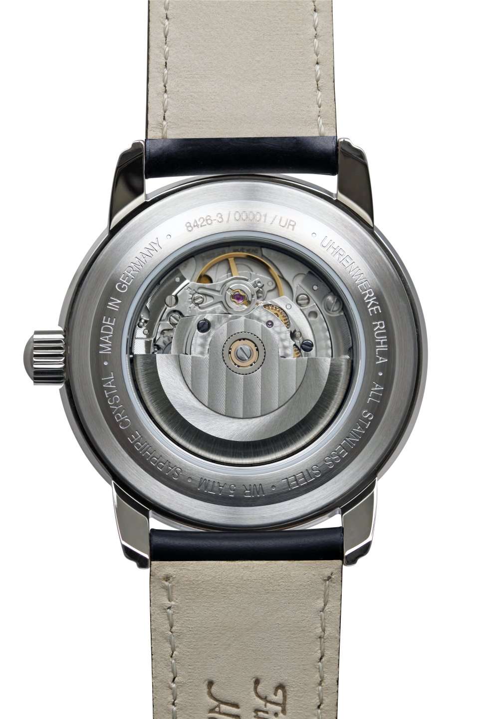 Zeppelin Atlantic 84263 Herrenuhr Eisblau • Automatikwerk Sellita SW266 • Saphirglas, Bild 2