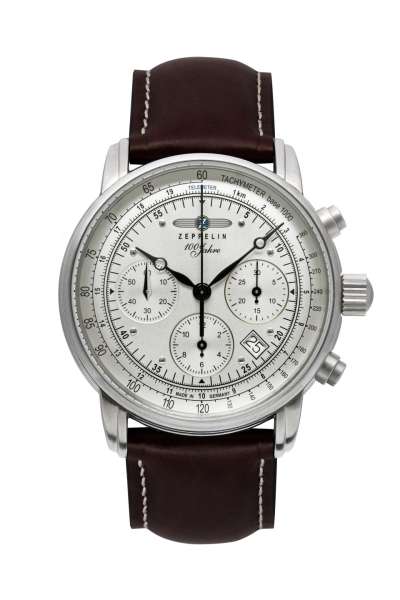 Zeppelin 100 Jahre Zeppelin 8618-1 Herren Armbanduhr Silber • Schweizer Automatik Sellita SW510 • Saphirglas, Bild 4