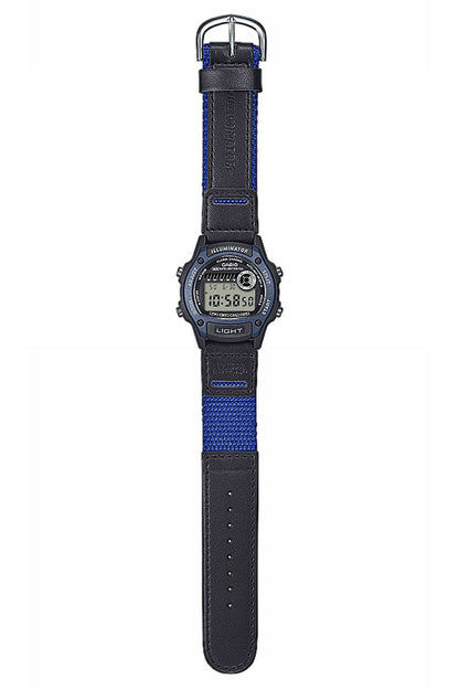 Casio W-220HF-2AVEF Armbanduhr Blau • Digitales Quarzwerk • Alarm-Chronograph, Bild 2