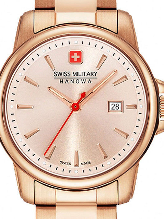 Swiss Military Hanowa Swiss Recruit Lady II 06-7230.7.09.010 Damen Armbanduhr Silber • Edelstahlgehäuse • 5 ATM Wasserdicht