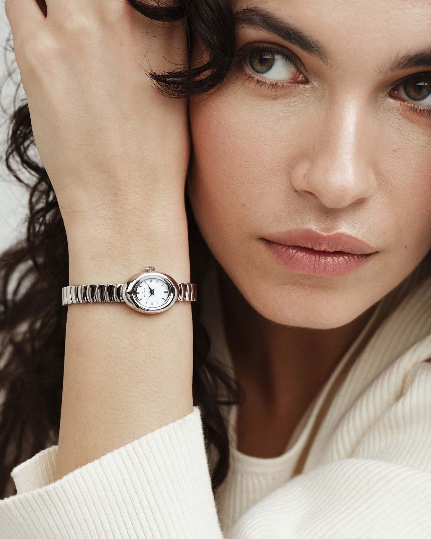 Mockberg Belle Oval Petite MB1417 Damen Armbanduhr Silber • Mineralglas • Edelstahlarmband, Bild 6