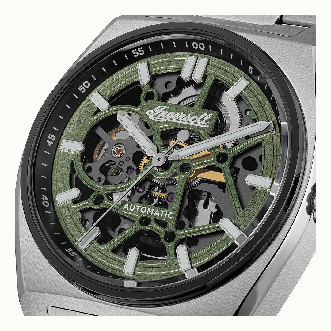 Ingersoll Vert I14304 Herrenuhr • Automatikwerk • Mineralglas, Bild 2