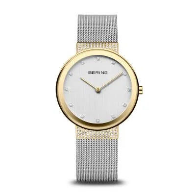 Bering Classic 10135-010 Damen Armbanduhr Bicolor • Saphirglas • Echte Diamanten, Bild 2