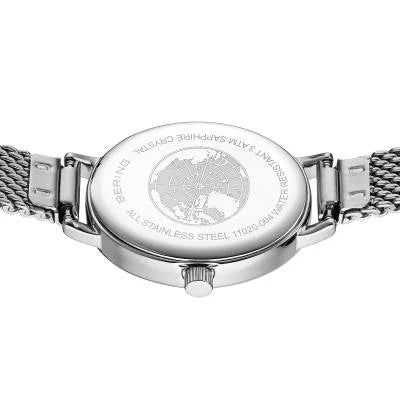 Bering Classic 11020-004 Damenuhr Silber • Saphirglas • Milanaise-Armband, Bild 6