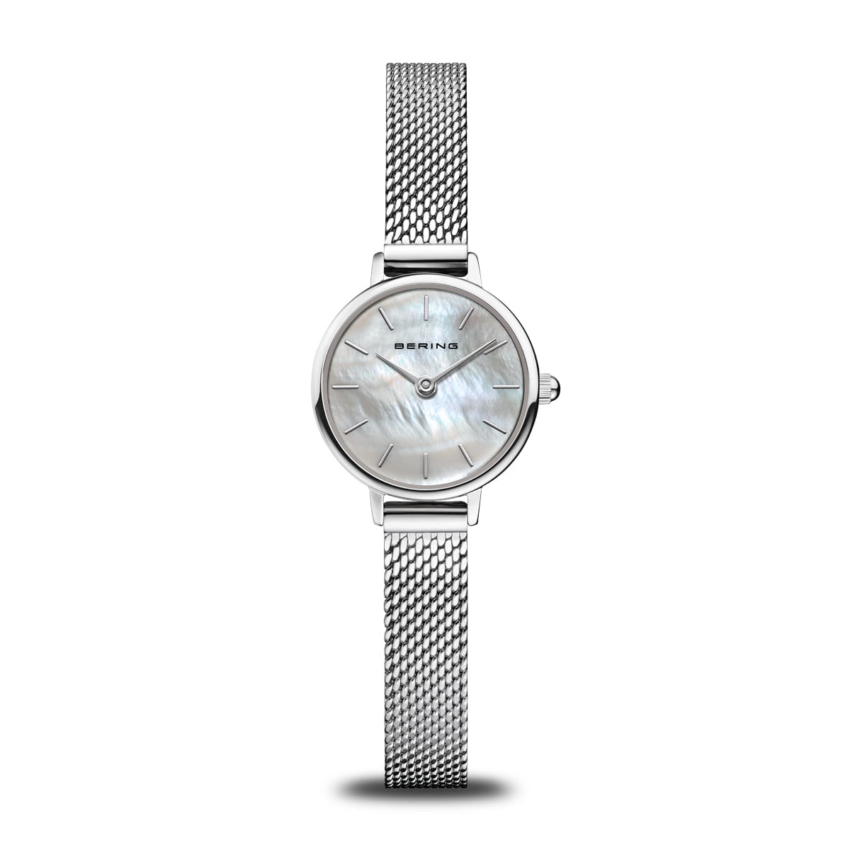 Bering Classic 11022-004 Damen Armbanduhr Silber • Saphirglas • Milanaise-Armband