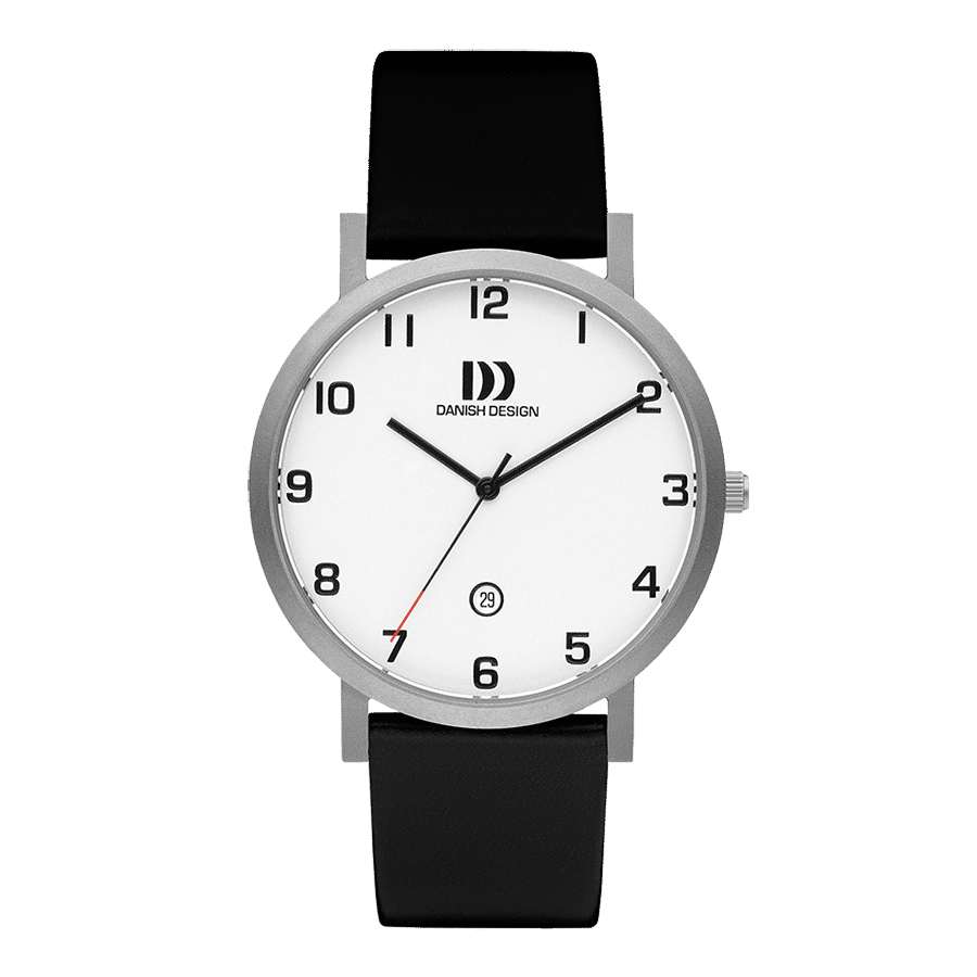 Danish Design Gløbe IQ12Q1107 Rhône Herrenuhr Silber • Titangehäuse • Mineralglas