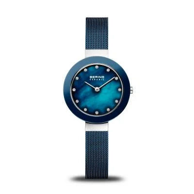 Bering Ceramic 11429-742 Damenuhr Silber-Schwarz • Saphirglas • Keramik-Edelstahl-Armband, Bild 7