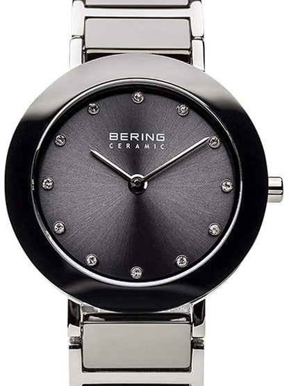 Bering Ceramic 11429-783 Damenuhr Grau • Saphirglas • Skandinavisches Design
