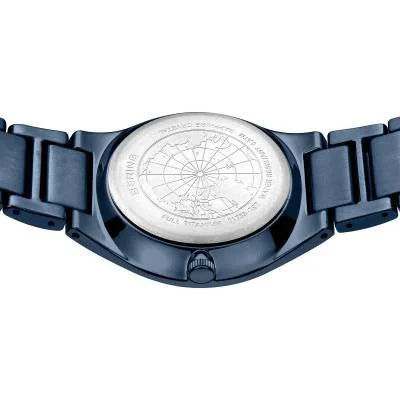 Bering Titanium 11739-797 Herrenuhr Matblau • Titan-Gliederarmband • Saphirglas, Bild 6