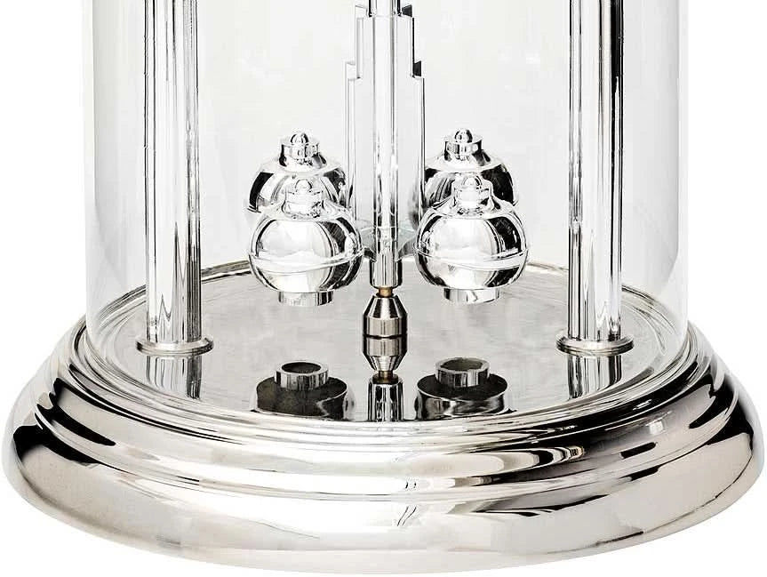 AMS Table Clock 23x15x15 cm Metal • Quartz Movement • Elegant Design
