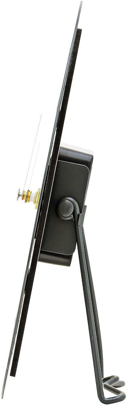 AMS Table Clock 22x22x6 cm Metal • Precise Quartz Movement • Timeless Design