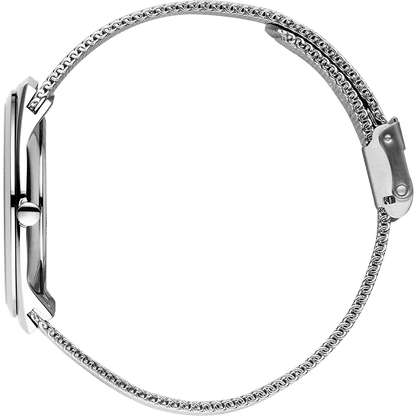 Danish Design Tåsinge IQ64Q1236 Herrenuhr Silber • Mineralglas • Edelstahl-Mesharmband, Bild 2